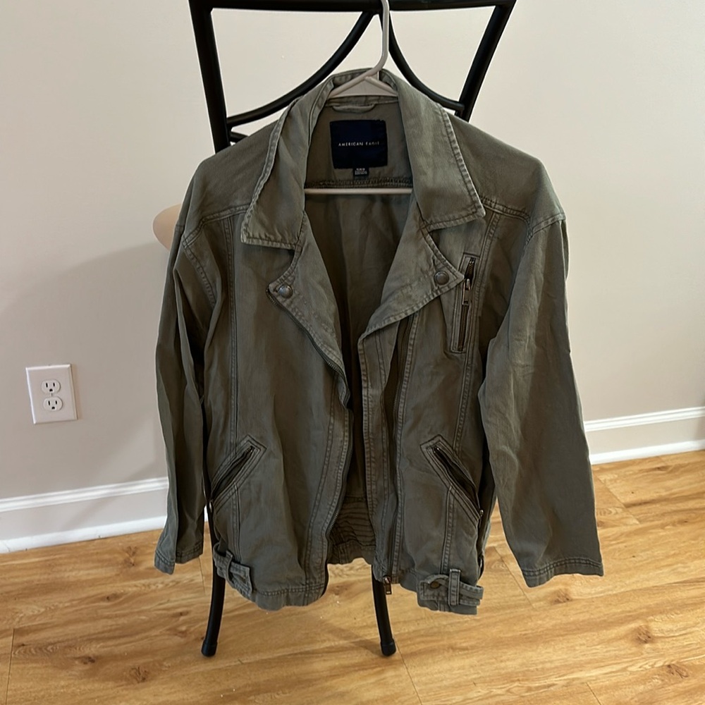 Green Cargo Jacket American Eagle - image 1